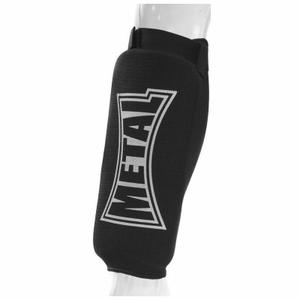 mb152n-elastic-cotton-shin-guards-metal-boxe-black