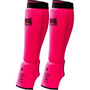 mb153p-shin-guards-elasticized-cotton-foot-metal-boxe-pink